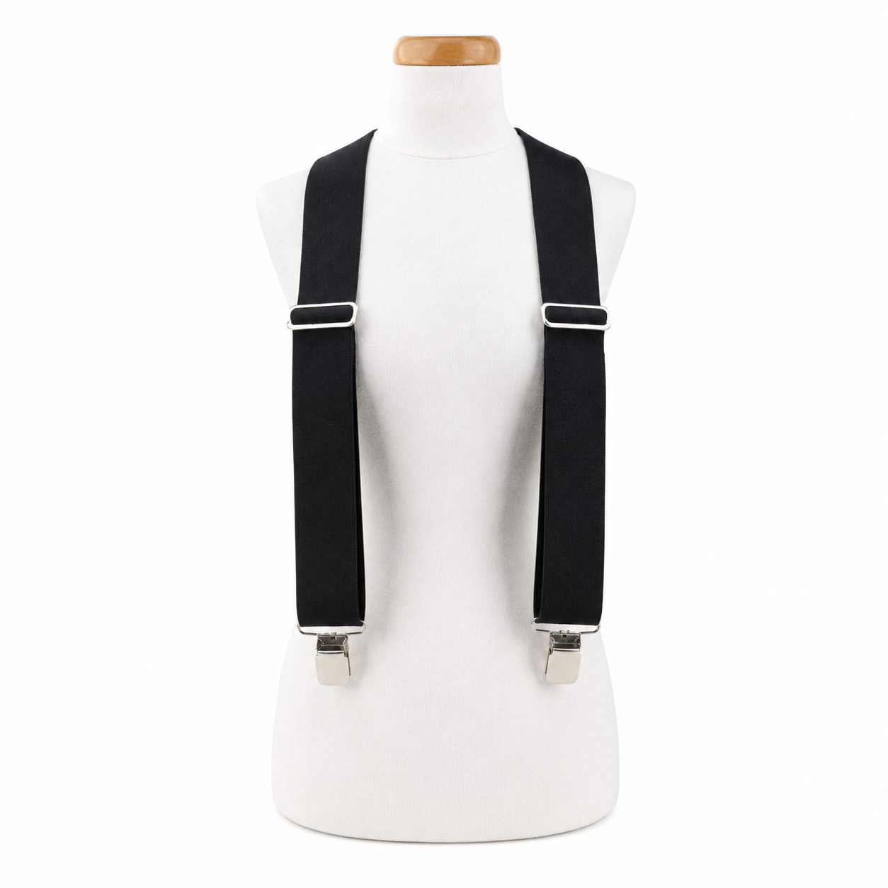 Elastic support suspenders with universal clips - BRET02