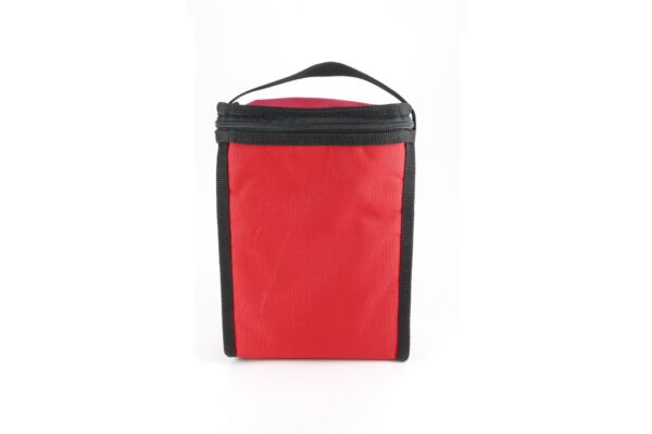 Sac de transport rouge avec poignée