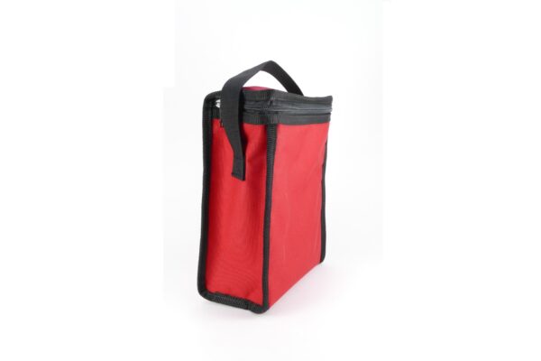 Sac de transport rouge avec poignée – Image 2