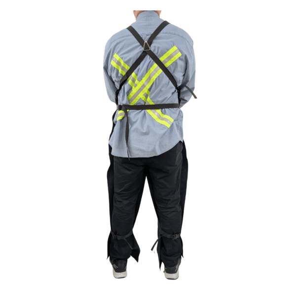 Thermal lance chaps – black suede - Image 2