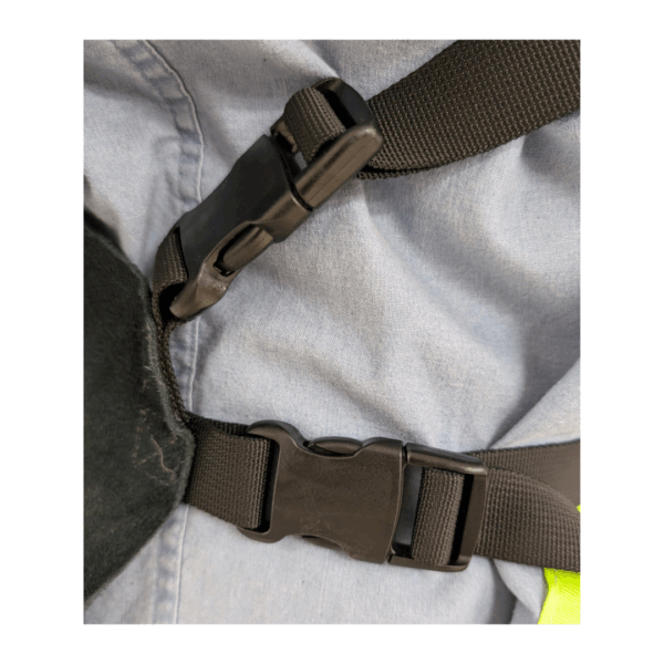 Thermal lance chaps – black suede - Image 4