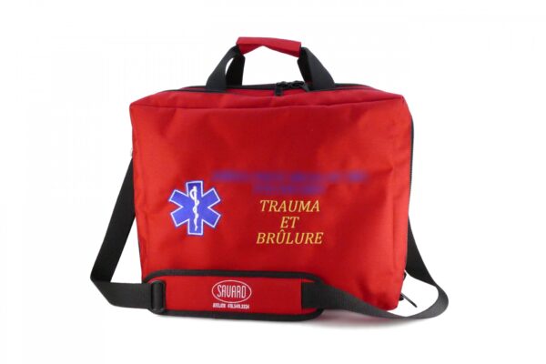 Trauma and burn kit bag for paramedics