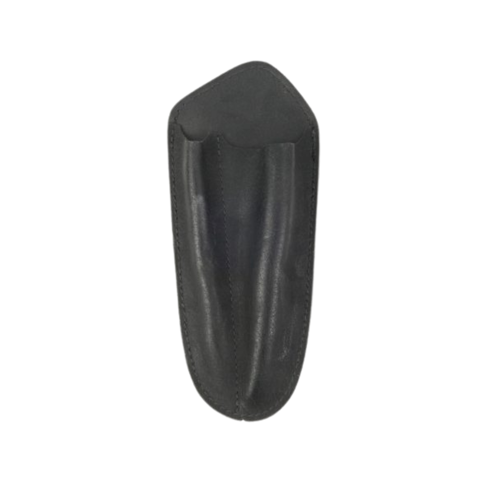 Leather holster with belt clip for pencils and Olfa knife - ETUI76